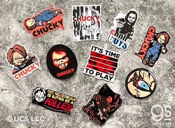 Amazon | チャッキーステッカー イラスト 挑発 映画 チャイルド